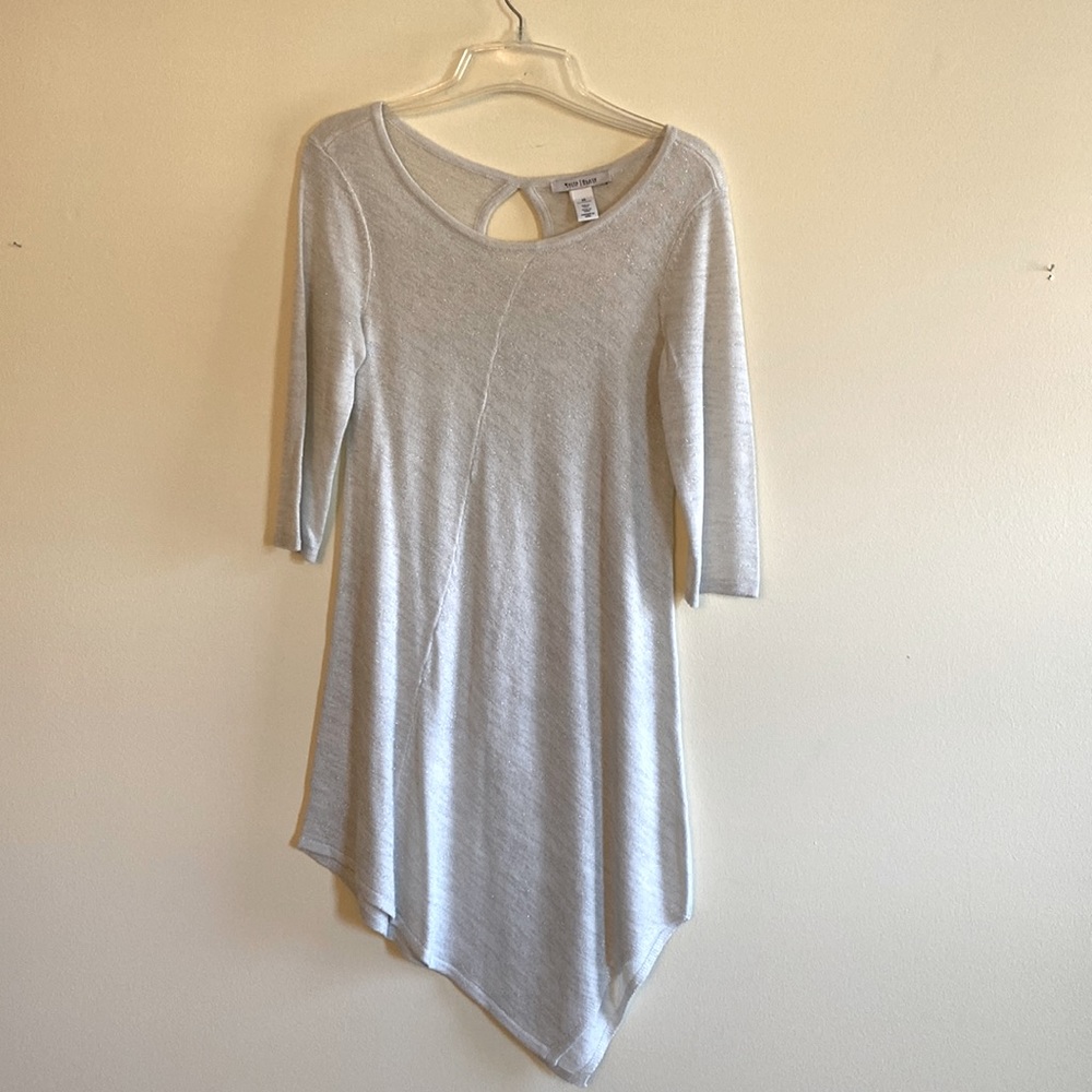 XS WHBM silver sparkle tunic. Never worn.